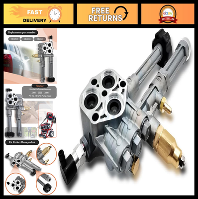 #ad Pressure Washer Pump Head Assembly 2300 2800 PSI 2.2 2.3 GPM Compatible Kits $111.99
