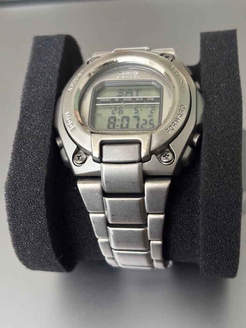 CASIO　G-SHOCK　MRG-200T　チタニウム　美品 Casio G-SHOCK MR-G MRG-200T Metal Band Vintage Used Light Battery