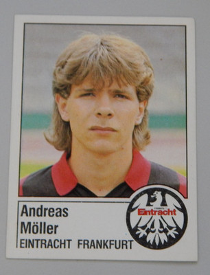 Andreas Möller  -  87 - 1987   ungeklebt - Panini Eintracht Frankfurt