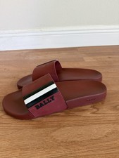 New Bally mens Red sandals Size 12