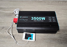 LANDERPOW 3500W Pure Sine Inverter 12V DC to 120V AC Remote USB USB-C