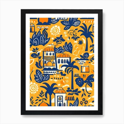 Playa del Carmen Mexiko, inspiriert T gerahmtes Wandbild Poster Leinwanddruck Bild