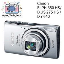 Canon PowerShot ELPH 350 HS/ IXUS 275 HS / IXY 640 Digital Camera 20.2MP Silver