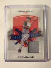 2021 Panini Chronicles Justin Verlander #17 Patch 18/99 Astros MLB Baseball
