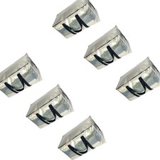 Pack of 6 Pliable Strong Bags for Space Saving Storage