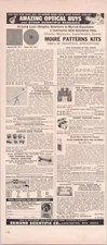 Edmund Scientific Co. 1966 Vintage Print Ad Optical Kits Telescope Gadgets