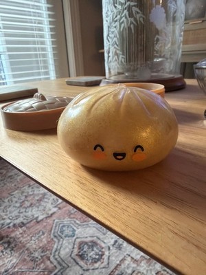 NEW Gold Super Rare Squishy Glitter Dumpling