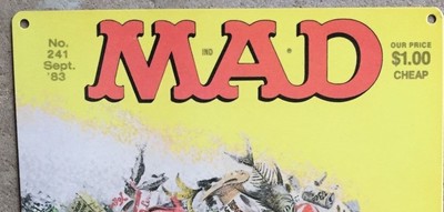 Mad Magazine Comics Alfred E. Neuman Surf's Up Surfing Cover