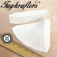 PRO DUTY 6" X 7/8" Plastic Pot Stakes Plant Marker Label Nursery Tags *USA MADE*