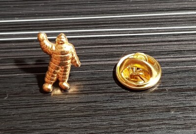Michelin Pin Bibendum Golden Relief - Dimensions 12x15mm | eBay