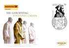 JEAN CALVIN CHURCH REFORMER RELIGION 2009 GERMANY FDC