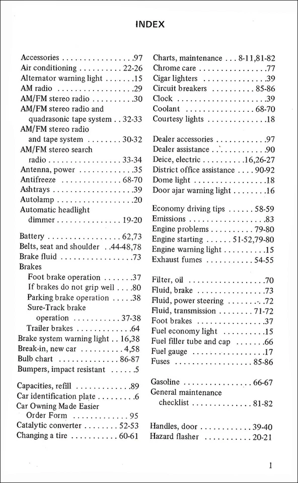 Ford Thunderbird 1976 manual del propietario original OEM T-bird libro de guía del usuario Foto 2 de 4