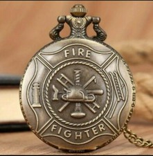 new pocket watch fire fighter