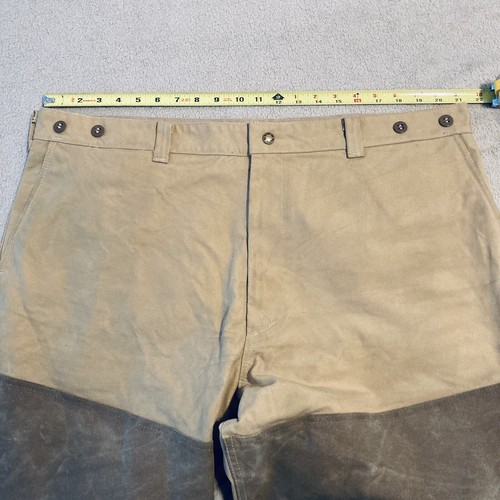 Filson Double Knee Tin Cloth Brush Pants Mens 42 (Fits 42x34) Style 775 Hunting - Picture 10 of 12