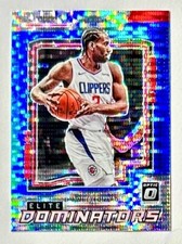 2021-22 Optic Kawhi Leonard Blue Pulsar Elite Dominators Prizm Refractor SP Rare