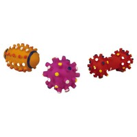 Beeztees Hundespielzeug Yayaus Latex Squeaker FüR Kleine Hunde & Welpen 10,5 Cm