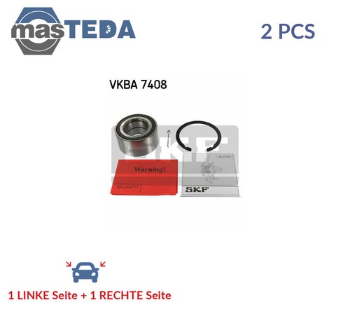 2x SKF VORNE RADLAGERSATZ RADLAGER SATZ VKBA 7408 G FÜR JEEP PATRIOT,COMPASS