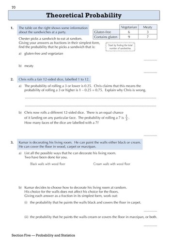 KS3 Year 9 Maths Targeted Workbook and Weekly Workouts with Answer CGP - Picture 4 of 12