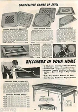 1942 ADVERT Board Games Baseball Carrom Viking NBC Uncle Jim's Question Bee