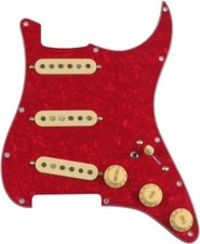 Prewired Loaded Pickguard with SSS Single Coil Pickups for Fender Strat Guitar