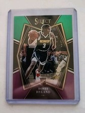 BONES HYLAND *2021-22 Select Basketball* GREEN/BLACK/PURPLE *PREMIER LEVEL* #174