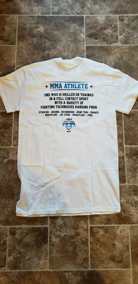 NEW MMA Athlete Grappling Jiu-Jitsu Fighter UFC T Shirt Double Sided 🔥 🔥 🔥  - Image 3 of 4