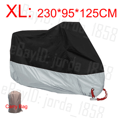 L-XXL Motorcycle Cover Motorbike Cruiser Scooter Motor Bike Waterproof Storage - Picture 14 of 16