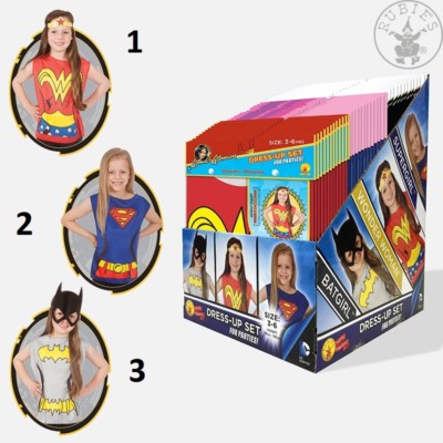 Marvel DC Girls Dress up Kostüm 3-6 J. Supergirl Batgirl Wonder Woman 1233369213