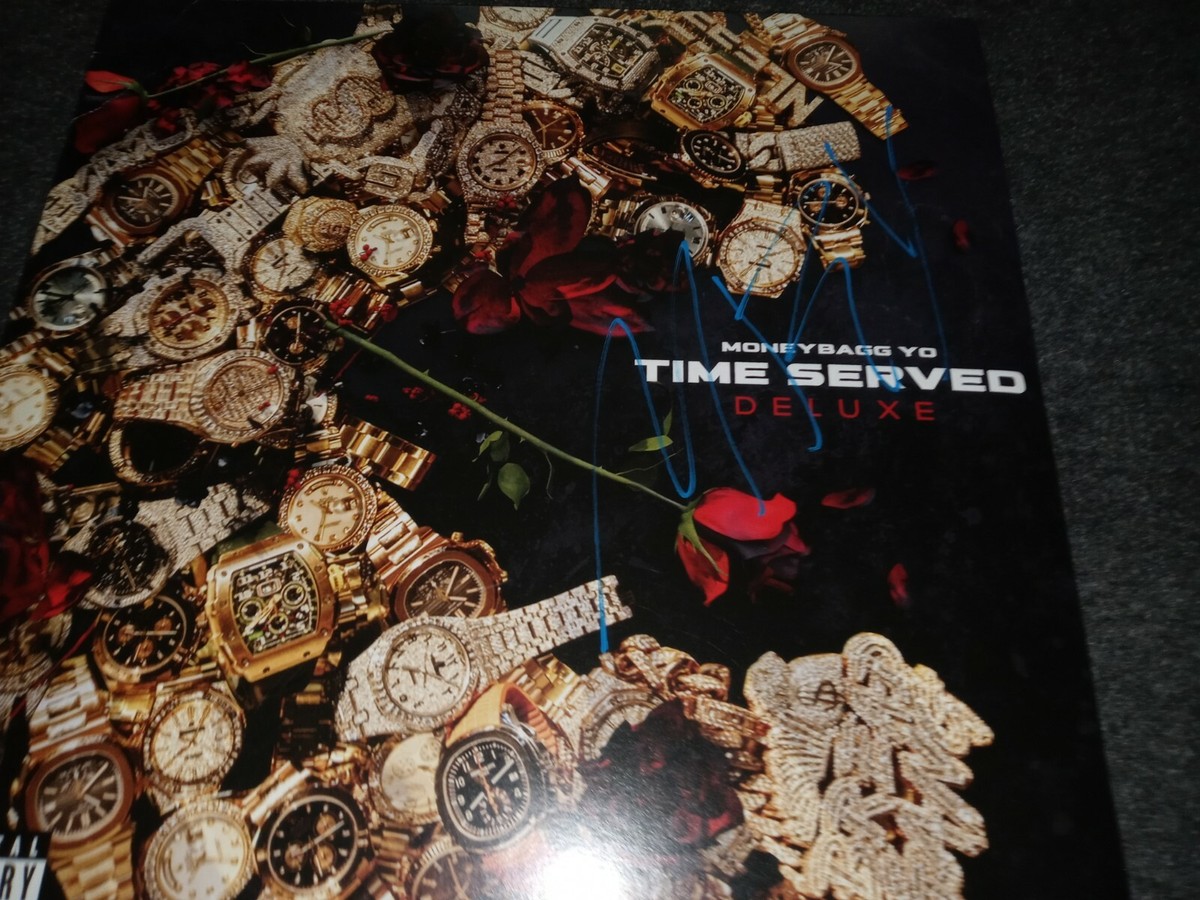 Moneybagg Yo Signed Vinyl Jsa Time Served Rap Hip Hop Rapper