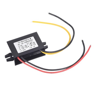 DC 15V-90V to DC 12V 1A 12W Power Converter Transformer for LED System