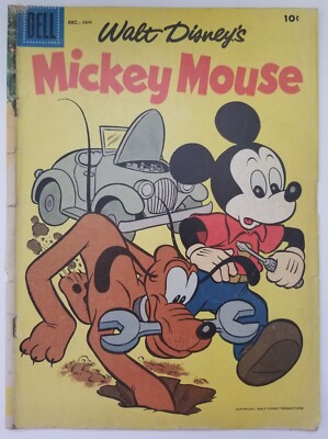 Walt Disney's Mickey Mouse #57 (Dell Comics, 1958) 10 Cent Edition