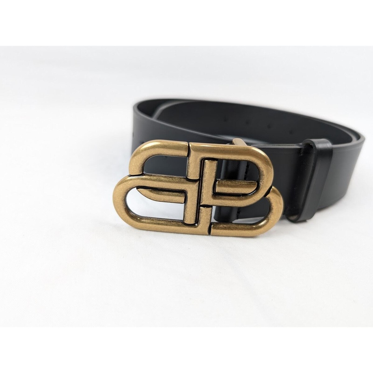 Balenciaga , BB Extra Large Belt in Black BNWB 90 | eBay Balenciaga , BB Extra Large Belt in Black BNWB 90 | eBay
