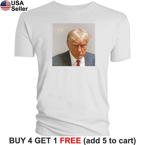 Camiseta Oficial Trump Mugshot Mug Shot Patriótica Política EE. UU. Americana MAGA - Imagen 10 de 32