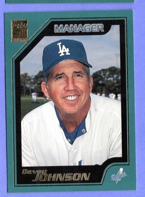 2001 Topps #340  Davey Johnson   Dodgers