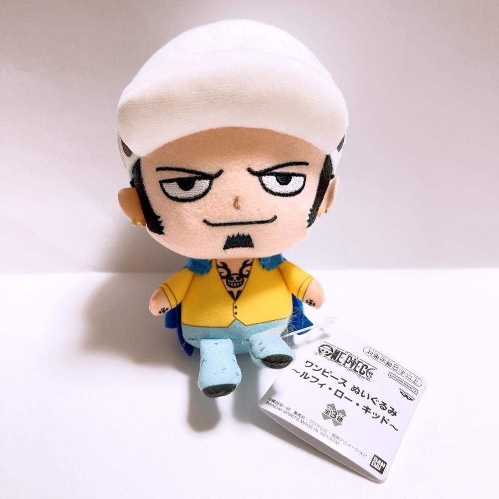 Bandai One Piece Plush Doll Trafalgar Law Stuffed Toy Anime Manga