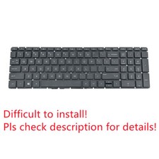 Original US Black Non-Backlit Keyboard for HP 15-bs144wm