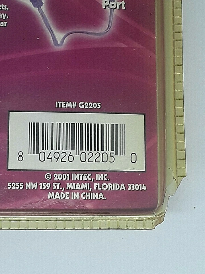 1991 Intec Universal Car Adapter 4 Nintendo Game Boy Color, Some Package  Damage - Image 4 of 4