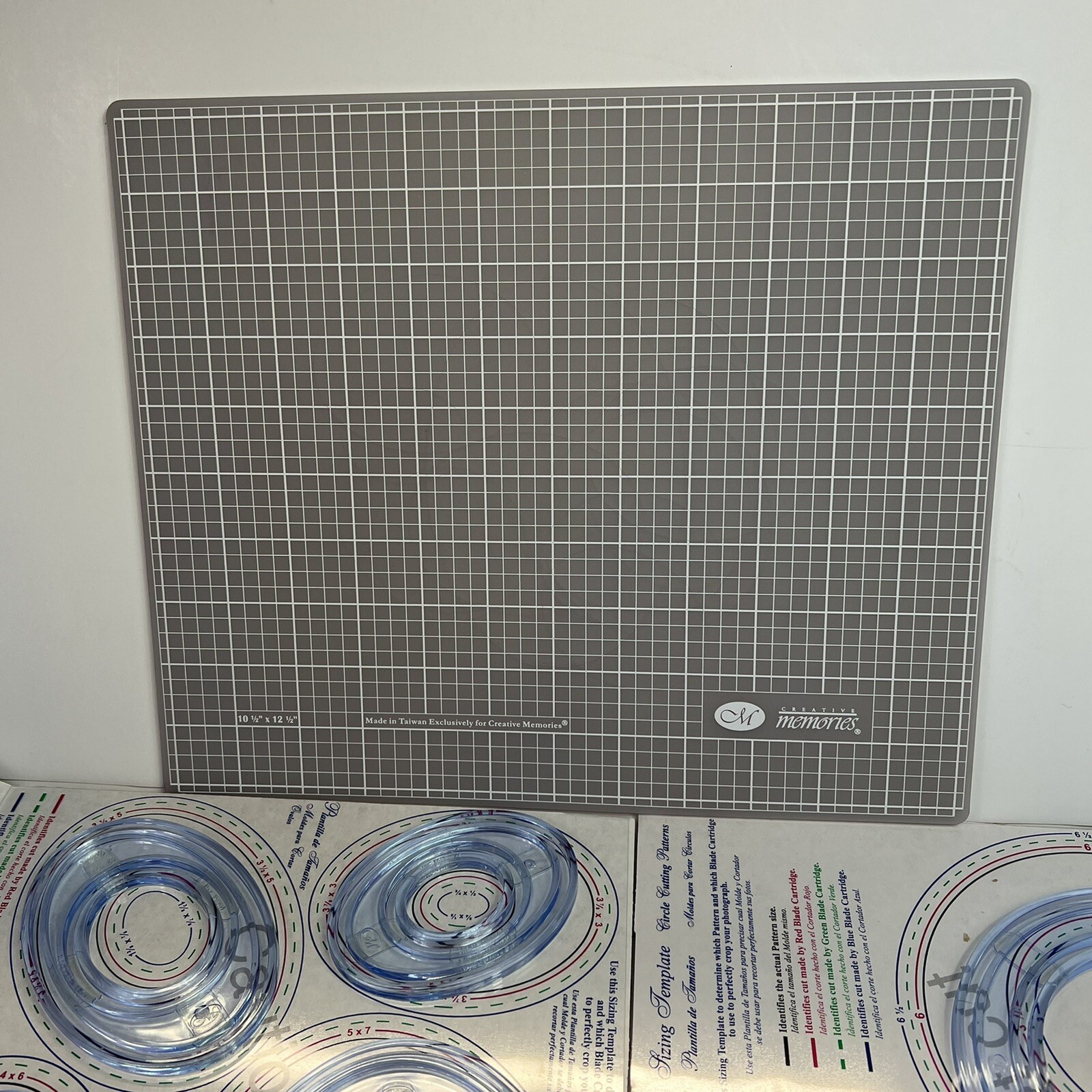 Creative Memories Cutting Patterns Mat Templates Scrapbooking Vintage