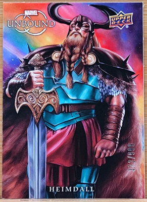 2022 MARVEL UNBOUND HEIMDALL BASE #D/999