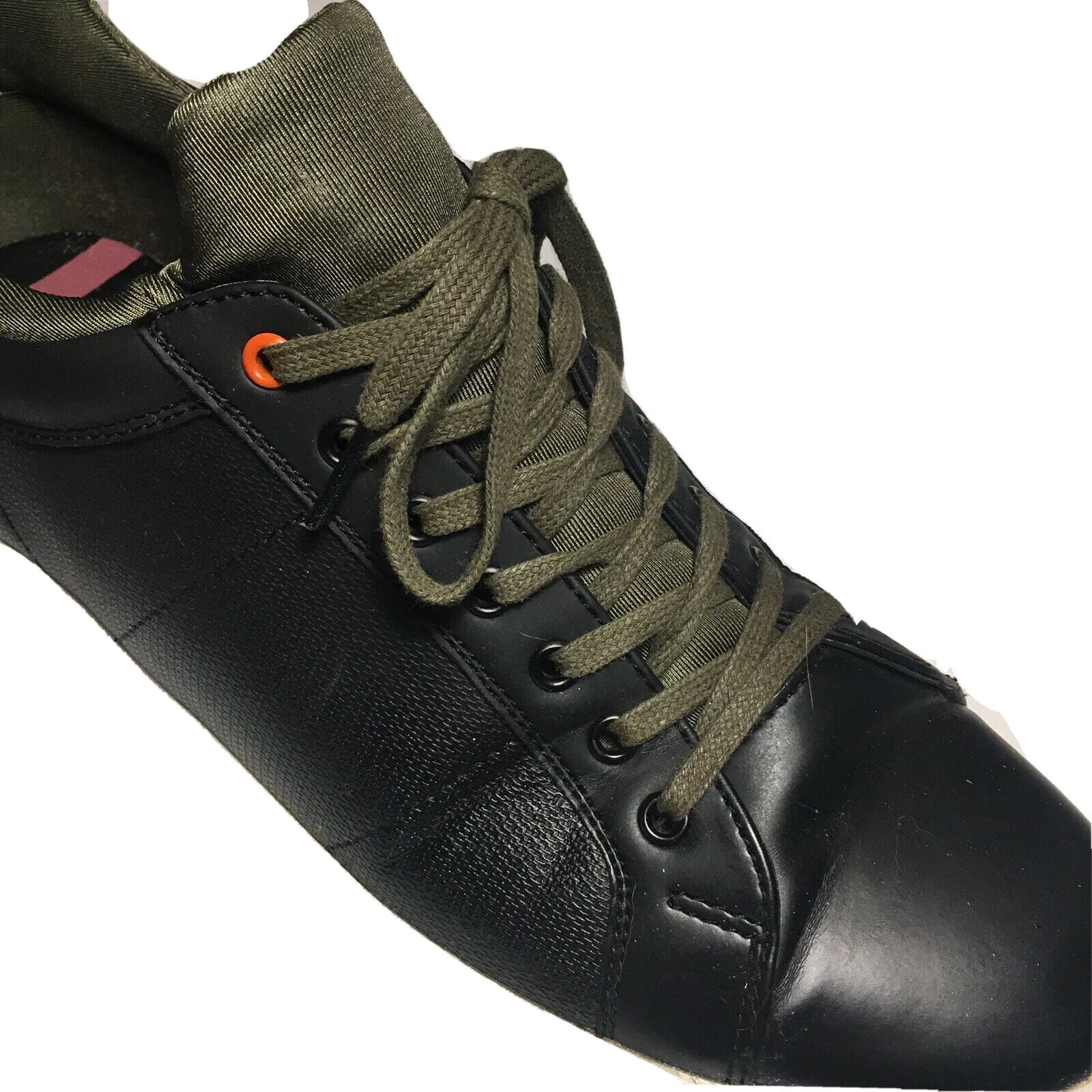 Rosefarve bryllup Også Aldo Shoes Men&#039;s Low Top Black Green Orange Color Wave Lace Up Aldo  Sneaker 11 | eBay