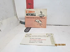 Vintage Garcia Mitchell Fresh Water Spinning Reels Booklet Brochure Fishing