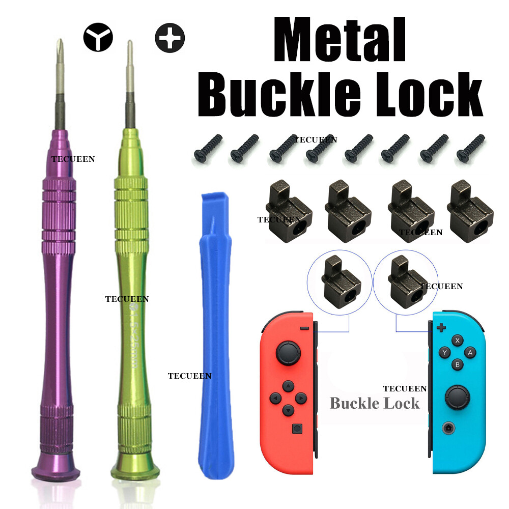 Metal Lock Buckles Screwdriver Tool Kits for Nintendo Switch Joy-Con  Repair