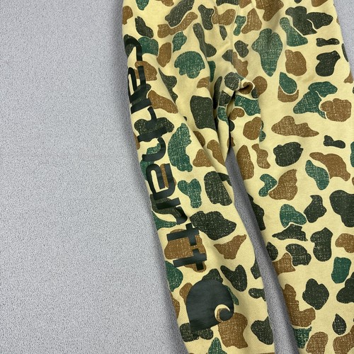 Carhartt Boys Joggers Camo Big Logo Spell Out Pants Small 8-10 50th Anniversary - Picture 6 of 6