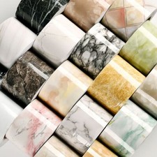 Skirting Line Marble Waist Line Wallpaper Baseboard Wall Border Stickers