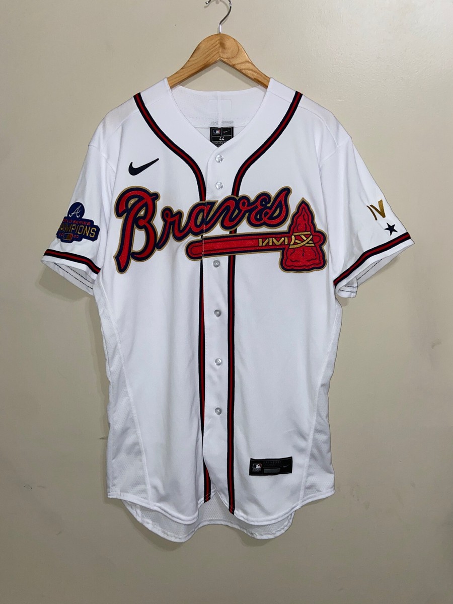 Nike Atlanta Braves MLB Authentic World Series Gold Program Nike Atlanta Braves MLB Authentic World Series Gold Program
