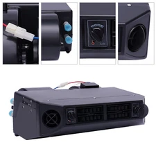 12V Universal Car Under Dash A/C Evaporator Kit Heat & Cool 3 Speed Air Flow US