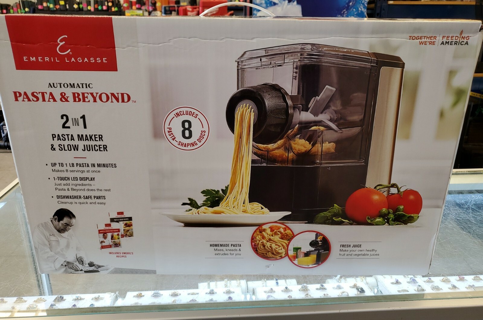 nib factory sealed emeril lagasse automatic pasta & beyond noodle maker