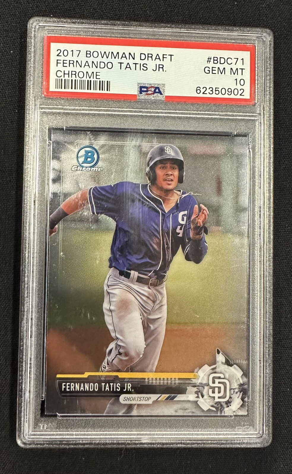 2017 Bowman Draft Chrome BDC-71 Fernando Tatis Jr PSA 10 Prospect