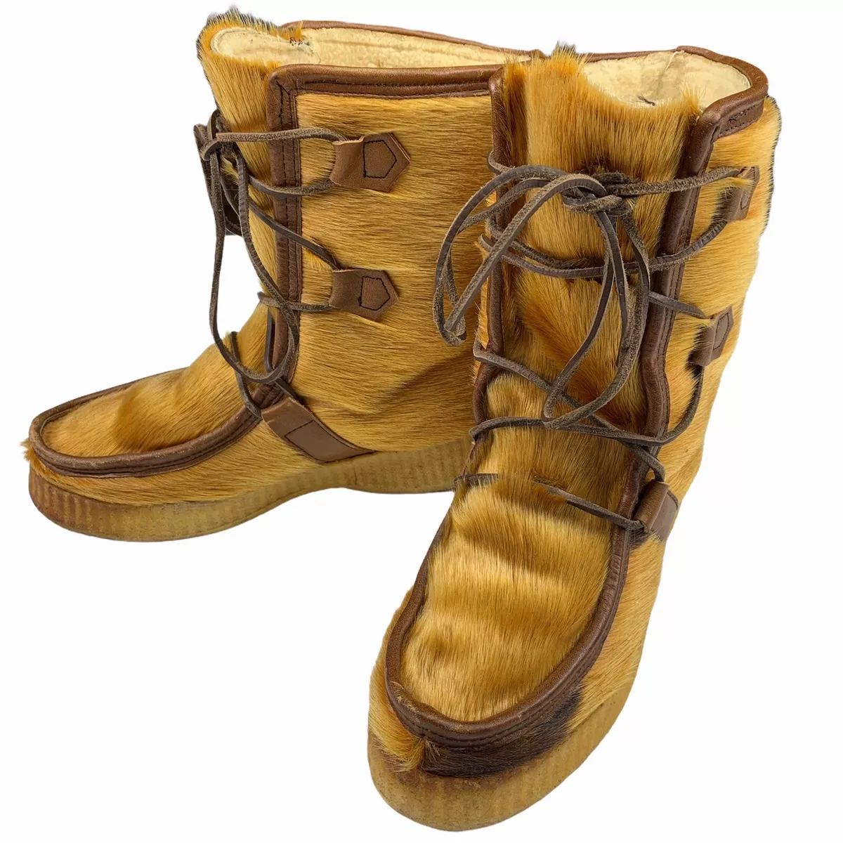 Mens pony deals hair boots