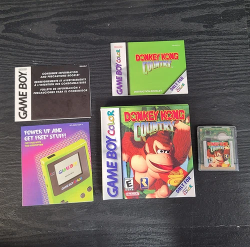 Donkey Kong Country Nintendo GameBoy Color Complete In Box CIB Near Mint Shape